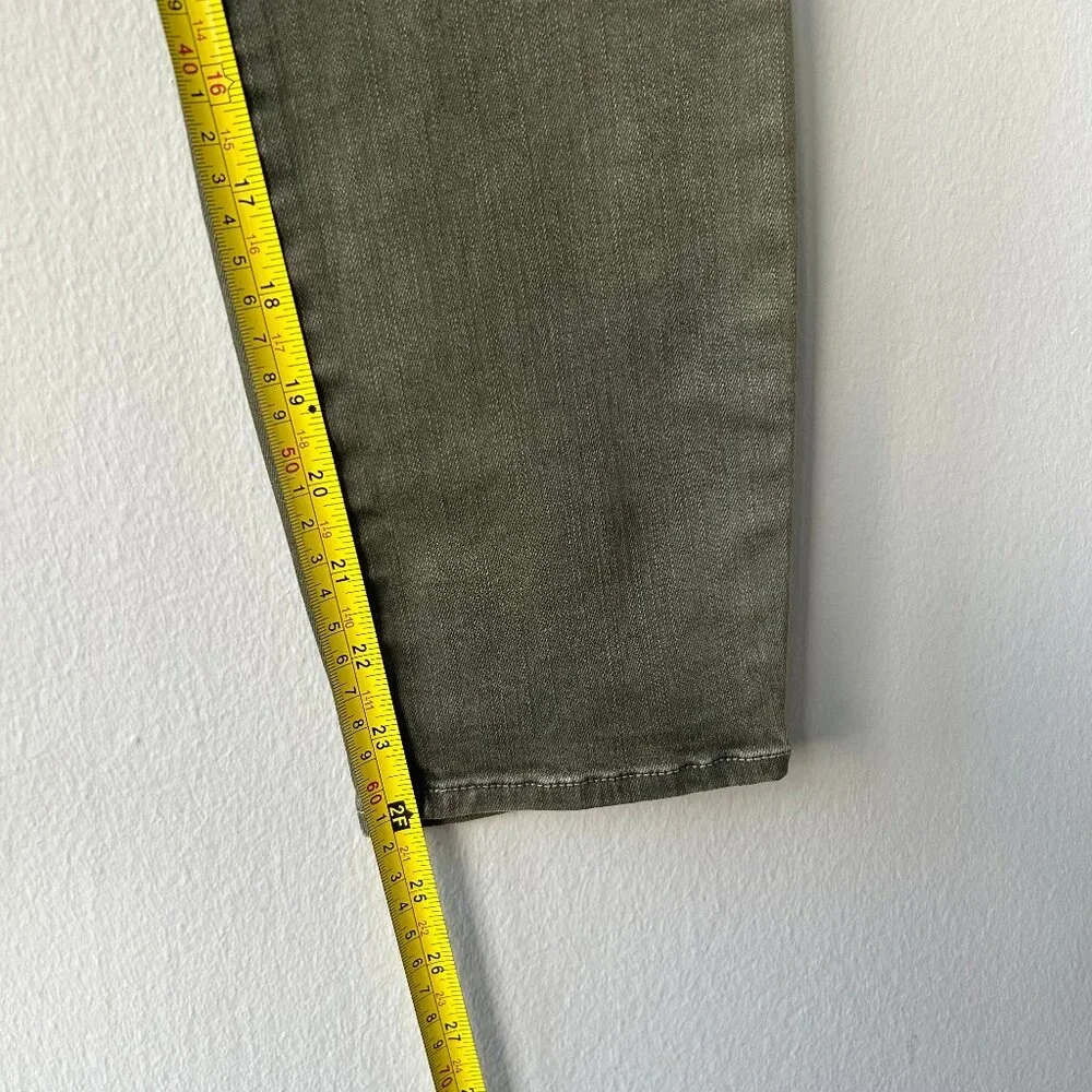 L’Agence Jeans Margot High Rise Skinny Olive Green Women's Size 28 NWT - Picture 10 of 10